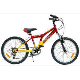 Детский велосипед Gravity ALFA 20" 2015, Вариант УТ-00020796: Возраст 6 - 9 лет, рост до 135 см, красный/желтый, изображение  - НаВелосипеде.рф