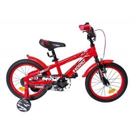 Детский велосипед HORST Blitz 16" 2017, Вариант УТ-00031927: Рама: 9" (рост: 100-120 см), цвет: красный , изображение  - НаВелосипеде.рф