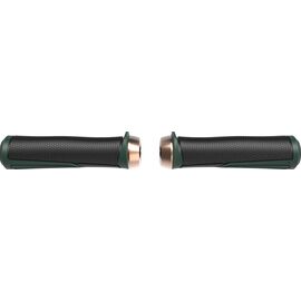 Грипсы велосипедные BBB Cobra, 142mm, черно-зеленый, BHG-96, изображение  - НаВелосипеде.рф