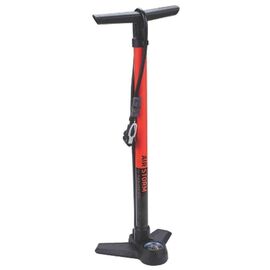 Насос напольный BBB AirBoost steel pump, красный, BFP-22, изображение  - НаВелосипеде.рф