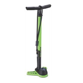 Насос напольный BBB AirStrike steel pump 2.5 inch twisthead, зеленый, BFP-25, изображение  - НаВелосипеде.рф