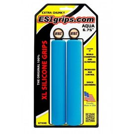 Грипсы велосипедные ESI Extra Chunky XL 6,75", голубой, 67XAQ, изображение  - НаВелосипеде.рф