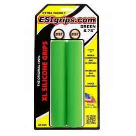 Грипсы велосипедные ESI Extra Chunky XL 6,75", зеленый, 67XGN, изображение  - НаВелосипеде.рф