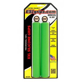 Грипсы велосипедные ESI Extra Chunky XXL 8,25", зеленый, 82XGN, изображение  - НаВелосипеде.рф