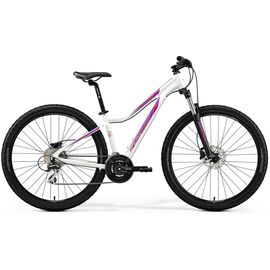 Велосипед горный, женский Merida Juliet 7.20-D, 2019, Вариант УТ-00110379: Рама: L 18.5" (Рост: 180-185 см), Цвет: PearlWhite/Pink, изображение  - НаВелосипеде.рф