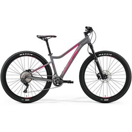 Велосипед горный, женский Merida Juliet 7.XT Edition, 2019, Вариант УТ-00124021: Рама: L 18.5" (Рост: 180-185 см), Цвет: MattGrey/Pink, изображение  - НаВелосипеде.рф