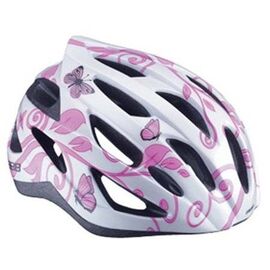 Шлем велосипедный BBB Traffic butterfly pink, BHE-65_6591, изображение  - НаВелосипеде.рф