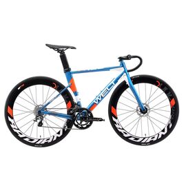 Шоссейный велосипед Welt R150 28" 2018, Вариант УТ-00079816: Рама: 54 (Рост: 170-175 см), Цвет: сине-оранжево-белый , изображение  - НаВелосипеде.рф