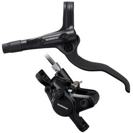 Тормоз Shimano MT400 дисковый, передний BR, левый BL, полимерные колодки, 1000 мм, EMT400KHFPRA100, изображение  - НаВелосипеде.рф