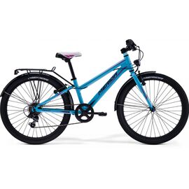 Подростковый велосипед Merida Bella 24" 2019, Вариант УТ-00124026: Рама: один размер (Рост: 135-150 см), Цвет: синий, изображение  - НаВелосипеде.рф