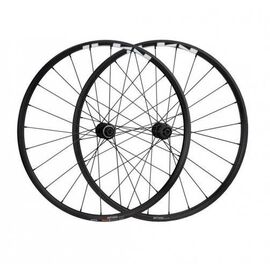 Колеса велосипедные Shimano MT-500, переднее и заднее 27,5", Center Lock, черный, EWHMT500FERED7, изображение  - НаВелосипеде.рф