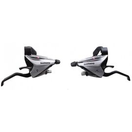 Шифтер с тормозной ручкой Shimano Acera EF65, комплект, 3x7 скорости, трос+оплетка, ESTEF65P7A3S, изображение  - НаВелосипеде.рф