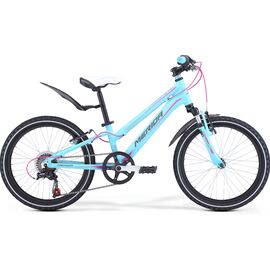 Детский велосипед Merida Matts Girl 20" 2019, Вариант УТ-00124037: Рама: один размер (Рост: 110-135 см), Цвет: Blue/Pink/Grey, изображение  - НаВелосипеде.рф
