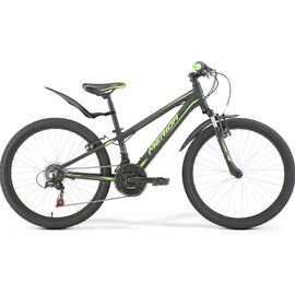 Подростковый велосипед Merida Matts Boy 24" 2019, Вариант УТ-00124039: Рама: один размер (Рост: 135-150 см), Цвет: Black/Green, изображение  - НаВелосипеде.рф