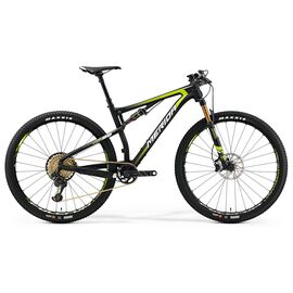 Двухподвесный велосипед Merida Ninety-Six 9.Team, 2019, Вариант УТ-00127564: Рама: L 20" (Рост: 185-190 см), Цвет: MattUD/Green/White, изображение  - НаВелосипеде.рф