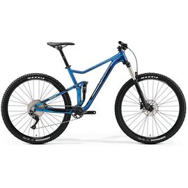 Двухподвесный велосипед МТВ Merida One-Twenty 7.400, 2019, Вариант УТ-00110109: Рама: M (Рост: 175-180 см), Цвет: Blue/Black, изображение  - НаВелосипеде.рф