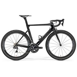 Шоссейный велосипед Merida Reacto 8000-E, 28" 2019, Вариант УТ-00110227: Рама: L 56cm (Рост: 175-180 см), Цвет: MattUD/ShinyBlack/Chrome, изображение  - НаВелосипеде.рф