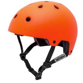 Шлем велосипедный KALI BMX/FREESTYLE MAHA Mat Hi Viz Org, ярко-оранжевый матовый 2019, 02-191155, Вариант УТ-00128885: Рама: 48-54см, изображение  - НаВелосипеде.рф