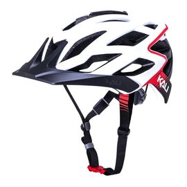 Шлем велосипедный KALI ENDURO/MTB LUNATI, матовый бело-красный 2019, 02-119116, Вариант УТ-00128866: Размер: 52-58см, изображение  - НаВелосипеде.рф