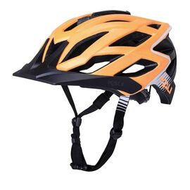 Шлем велосипедный KALI ENDURO/MTB LUNATI, матовый оранжево-черный 2019, 02-119146, Вариант УТ-00128872: Размер: 52-58см, изображение  - НаВелосипеде.рф