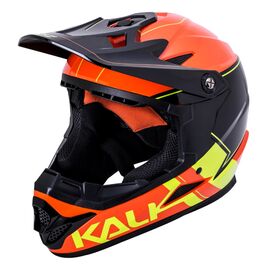 Шлем велосипедный KALI Full Face DOWNHILL/BMX ZOKA, черно-оранжевый 2019, 02-619347, Вариант УТ-00128958: Размер: 54-56см, изображение  - НаВелосипеде.рф