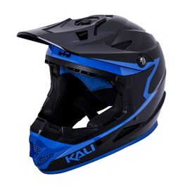 Шлем велосипедный KALI Full Face DOWNHILL/BMX ZOKA, черно-синий 2019, 02-619115, Вариант УТ-00128936: Размер: 54-55см, изображение  - НаВелосипеде.рф