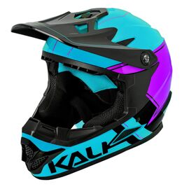 Шлем велосипедный KALI Full Face DOWNHILL/BMX ZOKA Gls, сине-черный 2019, 02-619327, Вариант УТ-00128951: Размер: 54-56см, изображение  - НаВелосипеде.рф