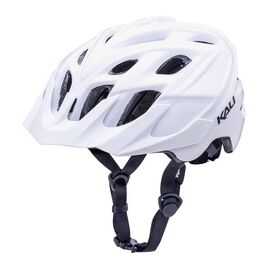 Шлем велосипедный KALI TRAIL/MTB CHAKRA SOLO Sld, белый 2019, 02-218126, Вариант УТ-00128900: Размер: 52-57см, изображение  - НаВелосипеде.рф