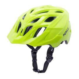 Шлем велосипедный KALI TRAIL/MTB CHAKRA SOLO Sld, неоновый желтый 2019, 02-219116, Вариант УТ-00128906: Размер: 52-57см, изображение  - НаВелосипеде.рф