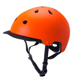 Шлем велосипедный KALI URBAN/BMX SAHA Mat Hi Viz Org, оранжево-черный 2019, 02-921601, Вариант УТ-00128967: Размер: 54-58 см, изображение  - НаВелосипеде.рф