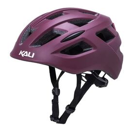 Шлем велосипедный KALI URBAN/CITY/MTB с фонариком CENTRAL Sld, бардовый 2019, 02-519167, Вариант УТ-00128935: Размер: 52-58см, изображение  - НаВелосипеде.рф