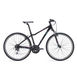 Гибридный женский велосипед Giant Rove 3 DD 28", 2016, Вариант УТ-00061597: Рама: L (Рост: 178 - 190 см), Цвет: черный, изображение  - НаВелосипеде.рф