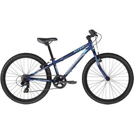 Подростковый велосипед KELLYS Kiter 30 24" 2018, Вариант УТ-00098507: Рама: 11" (Рост: 125 - 150 см), Цвет: синий, изображение  - НаВелосипеде.рф