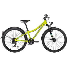 Подростковый велосипед KELLYS Kiter 70 24" 2018, Вариант УТ-00076076: Рама: 11" (Рост: 125 - 150 см), Цвет: желтый , изображение  - НаВелосипеде.рф