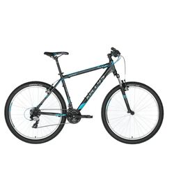 Горный велосипед KELLYS Viper 10 27,5" 2018, Вариант УТ-00098564: Рама: 19,5" (Рост: 185 - 190 cm), Цвет: черно-синий , изображение  - НаВелосипеде.рф