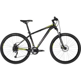 Горный велосипед KELLYS Spider 30 27,5" 2018, Вариант УТ-00076051: Рама: 375 мм (Рост: 150-165 см), Цвет: черный , изображение  - НаВелосипеде.рф