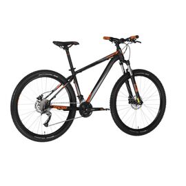 Горный велосипед KELLYS Spider 50 27,5" 2018, Вариант УТ-00076046: Рама: 375 мм (Рост: 150-165 см), Цвет: черно-оранжевый, изображение  - НаВелосипеде.рф