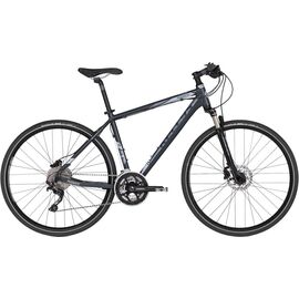 Кроссовый велосипед KELLYS Phanatic 70 28" 2018, Вариант УТ-00076117: Рама: 17" (Рост: 155 - 170 см), Цвет: черно-серый , изображение  - НаВелосипеде.рф