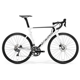 Шоссейный велосипед Merida Reacto Disc-5000, 2019, Вариант УТ-00110131: Рама: ML 54cm (Рост: 170-175 см), Цвет: MattMetallicGrey/Black/Green, изображение  - НаВелосипеде.рф