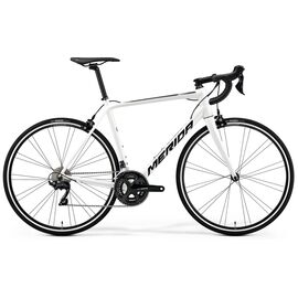 Шоссейный велосипед Merida Scultura 400, 2019, Вариант УТ-00124055: Рама: 3S 41cm (Рост: < 150 см), Цвет: White/Black, изображение  - НаВелосипеде.рф