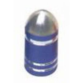 Колпачок на автовентиль TBS, "пуля" синяя с насечками, 1A-10, изображение  - НаВелосипеде.рф