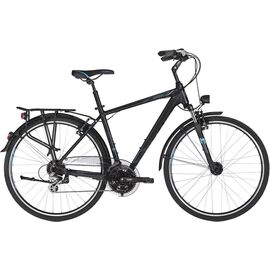Городской велосипед KELLYS Carson 40 28" 2018, Вариант УТ-00110432: Рама: 500 мм (Рост: 165 - 170 cm), Цвет: черный , изображение  - НаВелосипеде.рф
