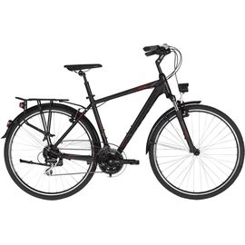 Городской велосипед KELLYS Carson 50 28" 2018, Вариант УТ-00098475: Рама: 460 мм (Рост: 155 - 165 cm), Цвет: черный , изображение  - НаВелосипеде.рф