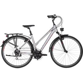 Городской женский велосипед KELLYS Cristy 50 28" 2018, Вариант УТ-00098471: Рама: 460 мм (Рост: 155 - 165 cm), Цвет: серый , изображение  - НаВелосипеде.рф