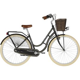 Городской женский велосипед KELLYS Arwen Dutch 28" 2018, Вариант УТ-00076141: Рама: 460 мм (Рост: 155 - 165 cm), Цвет: черный , изображение  - НаВелосипеде.рф