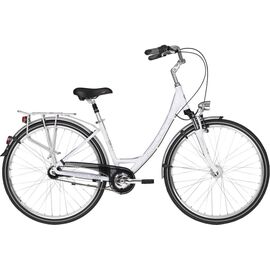 Городской женский велосипед KELLYS Avenue 90 28" 2018, Вариант УТ-00076143: Рама: 430 мм (Рост: 150-155 см), Цвет: белый, изображение  - НаВелосипеде.рф