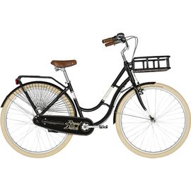 Городской велосипед KELLYS Royal Dutch 28" 2018, Вариант УТ-00098484: Рама: 460 мм (Рост: 155 - 165 cm), Цвет: черный , изображение  - НаВелосипеде.рф