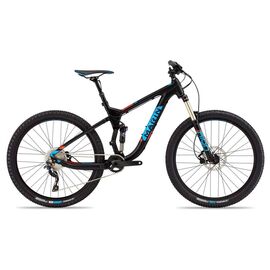 Двухподвесный велосипед MARIN A-16 Mount Vision 5 P 27.5'' 2016, Вариант УТ-00041095: Рама: 19 (Рост: см), Цвет: черно-красный, изображение  - НаВелосипеде.рф