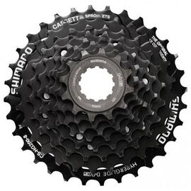 Кассета Shimano CS-HG200, 8 скоростей, набор звезд 12-32, ECSHG2008232T, изображение  - НаВелосипеде.рф