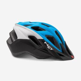 Велошлем Met Funandgo, голубо-черно-белый 2019, 3HM102UNCI3, Вариант УТ-00129199: Размер: Unisize (54-61 см), изображение  - НаВелосипеде.рф